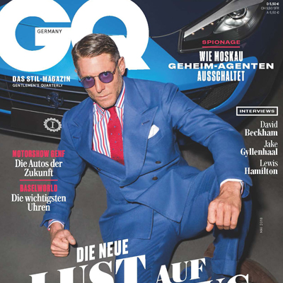 2018年05月德国《GQ》男装系列款式期刊