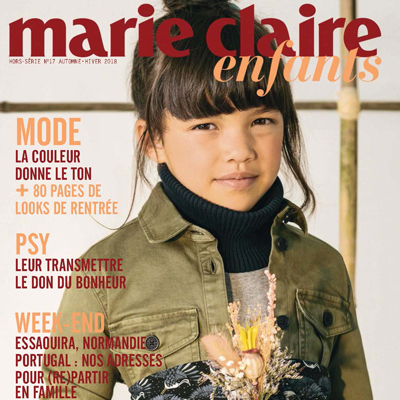 2018秋冬法国《Marie Claire Enfants》童装穿搭系列款式期刊