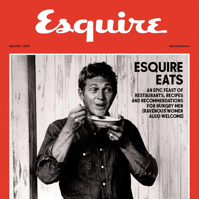 2018年4月英国《Esquire》男装系列款式期刊