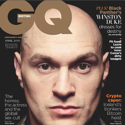 2019年04月英国《GQ》男装系列款式期刊