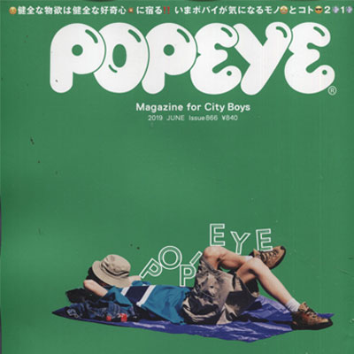 2019年06月日本《Popeye》男装系列款式期刊