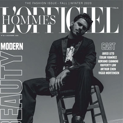 2020年11月号意大利《Lofficiel Hommes》男装时尚杂志