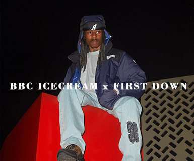 BBC ICECREAM x FIRST DOWN 联名系列