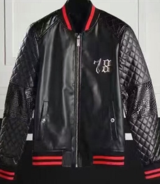 市场上装-皮衣-时尚男装皮衣