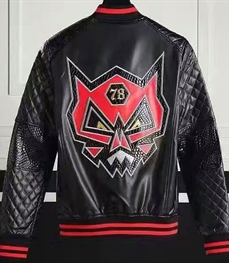 市场上装-皮衣-时尚男装皮衣