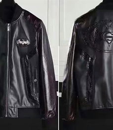 市场上装-皮衣-时尚男装皮衣