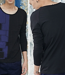 市场上装-T恤-休闲男装T恤