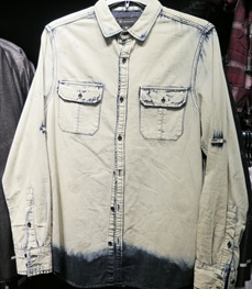 市场上装-衬衫-（实拍）休闲男装衬衫