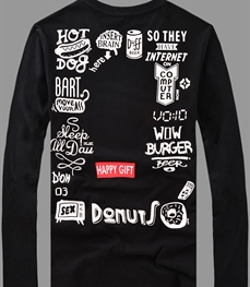 市场上装-T恤-休闲男装T恤