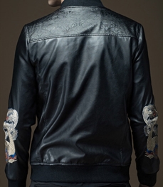 市场上装-皮衣-时尚男装皮衣