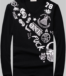 市场上装-T恤-休闲男装T恤