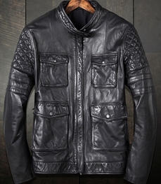 市场上装-皮衣-时尚男装皮衣