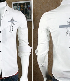 市场上装-衬衫-时尚男装衬衫