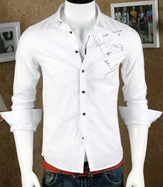 市场上装-衬衫-时尚男装衬衫