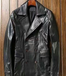 市场上装-皮衣-时尚商务皮衣