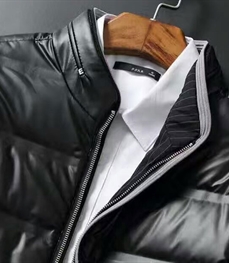 市场上装-皮衣-时尚商务皮衣