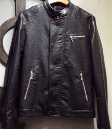 市场上装-皮衣-时尚男装皮衣