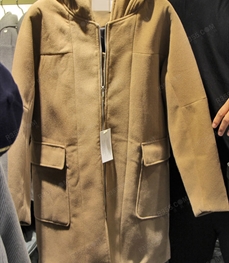 市场上装-中长外套-（实拍）时尚男装中长外套