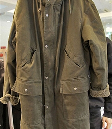市场上装-中长外套-（实拍）时尚男装中长外套