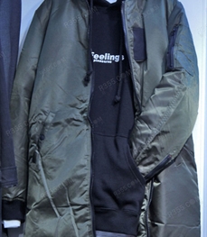 市场上装-中长外套-（实拍）时尚男装中长外套