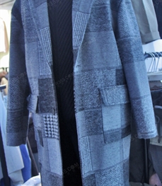 市场上装-中长外套-（实拍）时尚男装中长外套