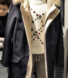 市场上装-中长外套-（实拍）时尚男装中长外套