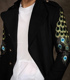 市场上装-中长外套-时尚男装中长外套