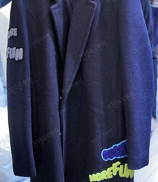 市场上装-中长外套-（实拍）时尚男装中长外套