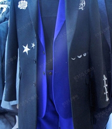 市场上装-中长外套-（实拍）时尚男装中长外套