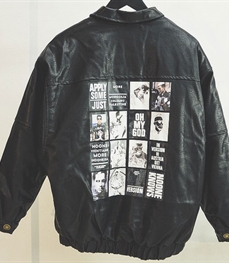 市场上装-皮衣-时尚男装皮衣