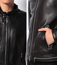 市场上装-皮衣-时尚男装皮衣