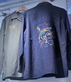 市场上装-衬衫-（实拍）时尚男装衬衫