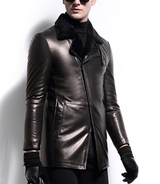 市场上装-皮衣-时尚商务皮衣