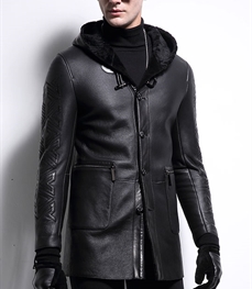 市场上装-皮衣-时尚商务皮衣