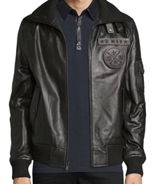 市场上装-皮衣-时尚商务皮衣