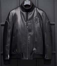 市场上装-皮衣-时尚商务皮衣