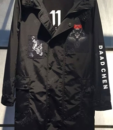 市场上装-中长外套-（实拍）时尚男装中长外套