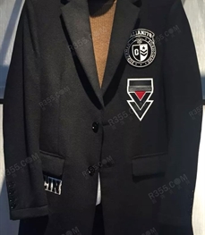 市场上装-中长外套-（实拍）时尚男装中长外套