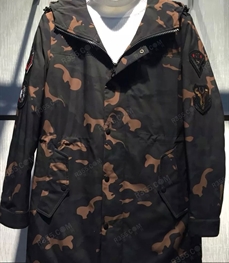 市场上装-中长外套-（实拍）时尚男装中长外套