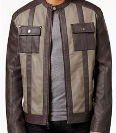 市场上装-皮衣-时尚商务皮衣