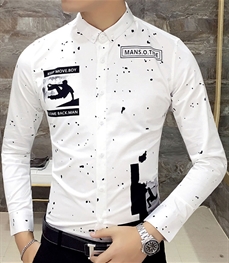 市场上装-衬衫-时尚男装衬衫
