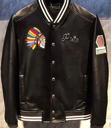 市场上装-皮衣-时尚男装皮衣