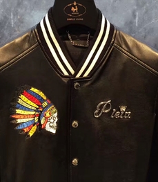 市场上装-皮衣-时尚男装皮衣