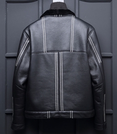 市场上装-皮衣-时尚商务皮衣