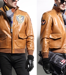 市场上装-皮衣-时尚商务皮衣