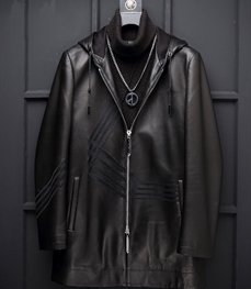 市场上装-皮衣-时尚商务皮衣