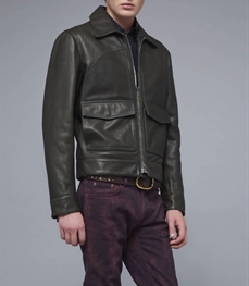 市场上装-皮衣-时尚商务皮衣