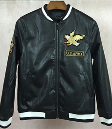 市场上装-皮衣-时尚男装皮衣