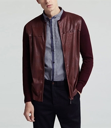 市场上装-皮衣-时尚商务皮衣