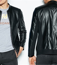 市场上装-皮衣-时尚商务皮衣